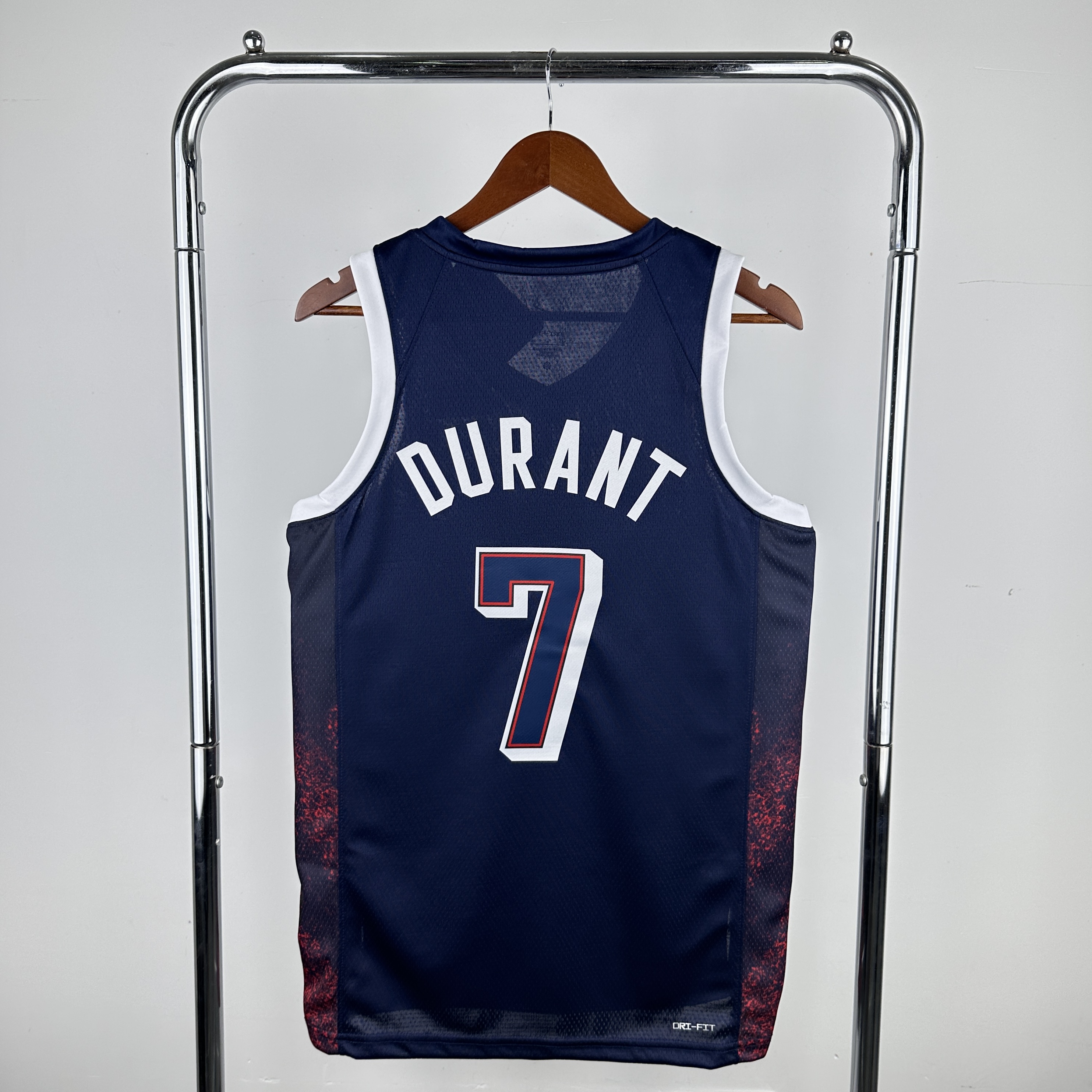 2024 Olympic USA #7 Durant Blue Nike NBA Jersey->more jerseys->NBA Jersey